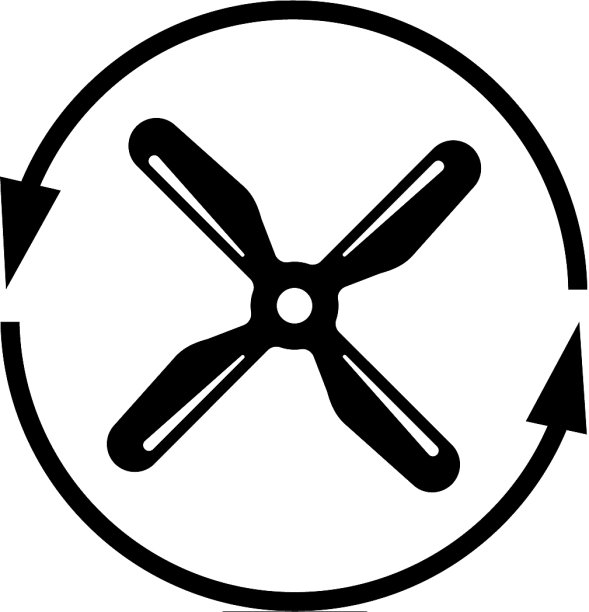 螺旋桨螺丝扁平图标图片下载