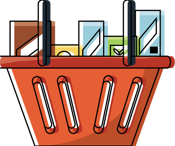 购物篮图标形象图片下载