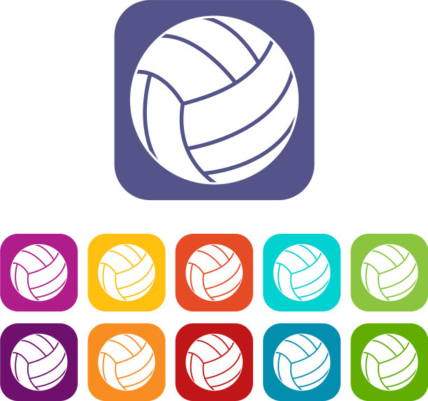 排球图标设置为平面图片下载