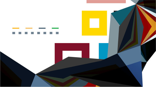 现代三角形表示模板图片下载