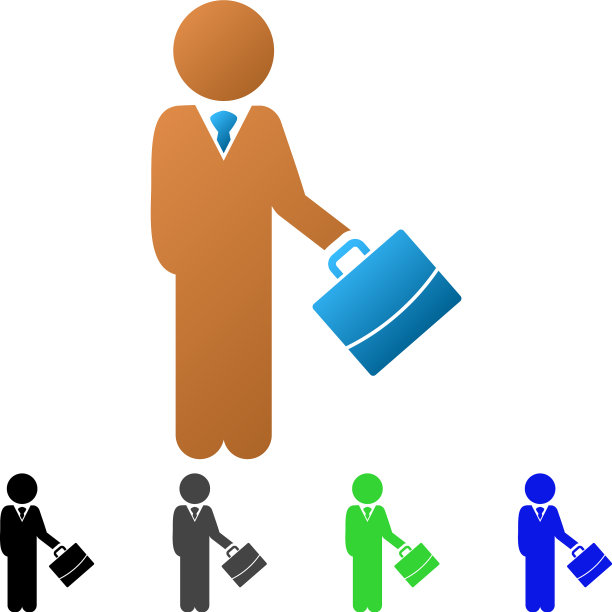 子管理器平面渐变图标图片下载