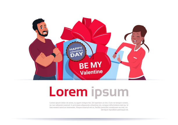 喜结连理，礼盒上装饰着喜结连理图片下载