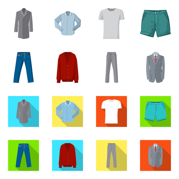 孤立对象的人和服装象征图片下载