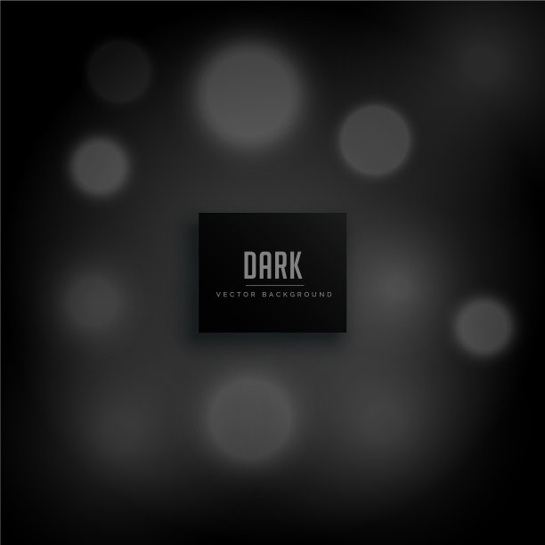 黑色的散景效果背景图片下载