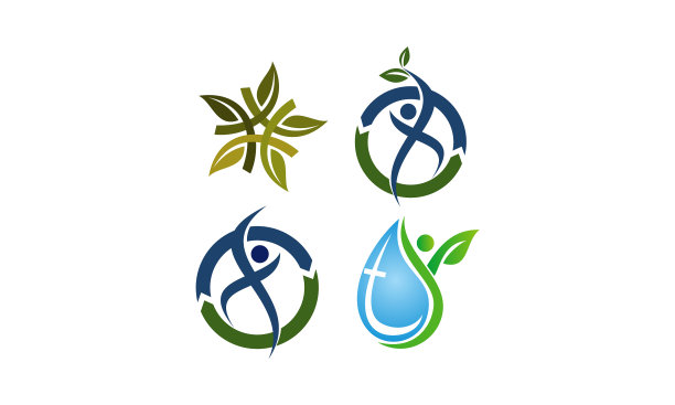 健康整体中心模板集图片下载