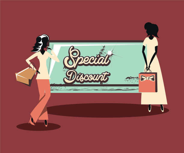 复古的购物方式图片下载