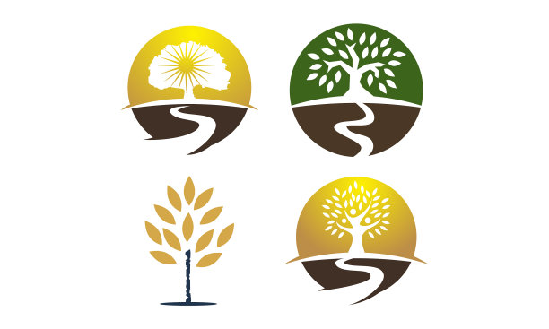 橡树模板集图片下载