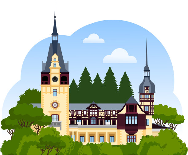 罗马尼亚皮雷斯城堡素材图片