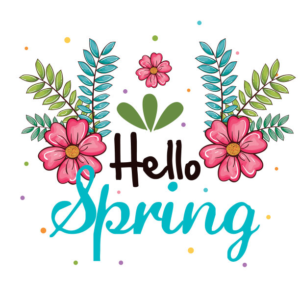 欢迎春天的设计图片下载