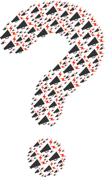 提示组成的警报扩音器图标图片下载