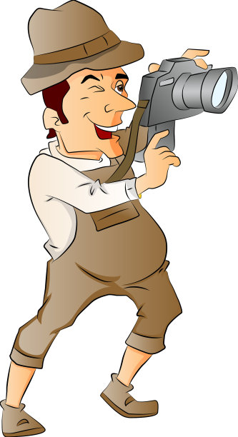 数码相机摄影师图片下载