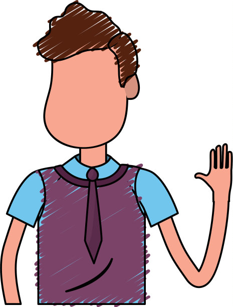 手向上的帅小伙，穿着漂亮图片下载