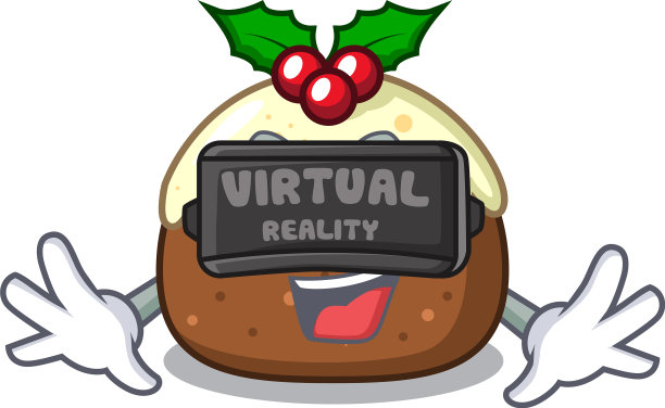 虚拟现实水果蛋糕人物卡通图片下载