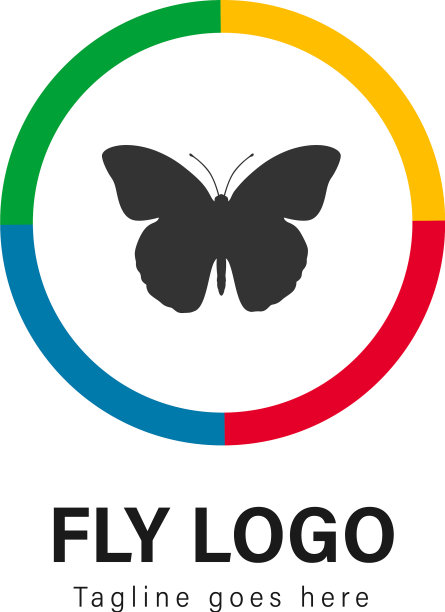 蝴蝶标志模板设计蝴蝶标志图片下载