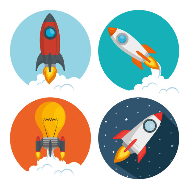 启动发射装置和火箭图片下载