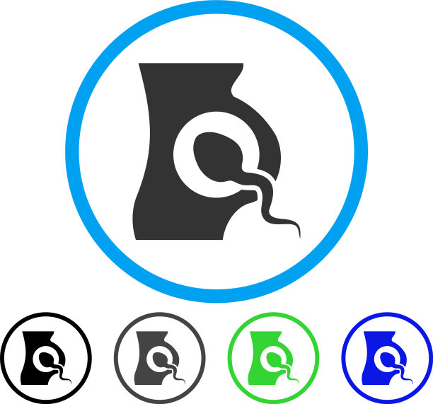 人工授精圆形图标图片下载