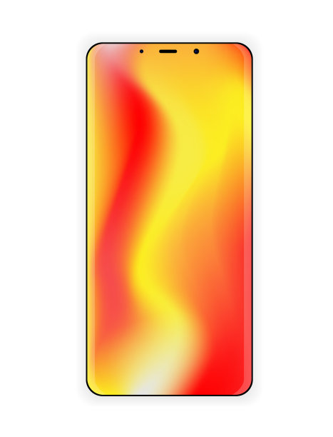 智能手机模板新渐变屏幕图片下载