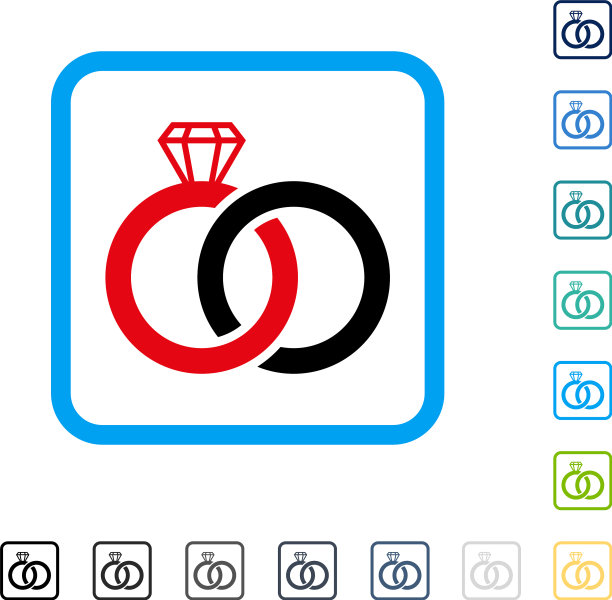 婚戒框图标图片下载