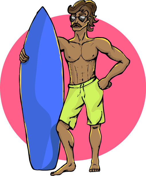 冲浪,冲浪板图片下载