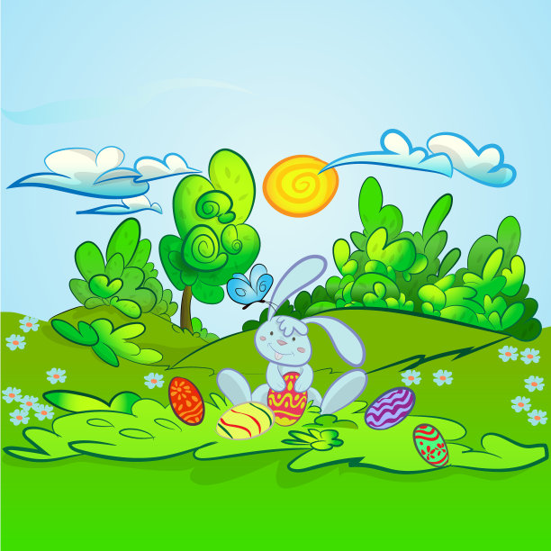 可爱的复活节兔子图片下载