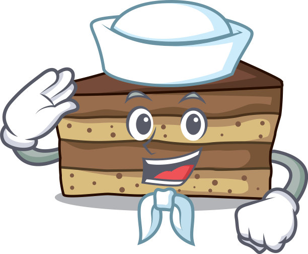 水手提拉米苏卡通人物风格图片下载