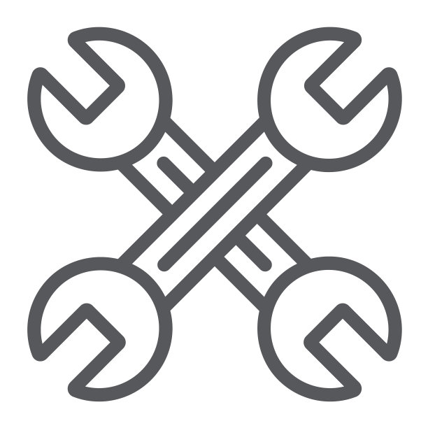 钥匙机械师线条图标图片下载