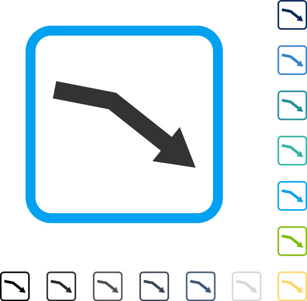 故障趋势框架图标图片下载