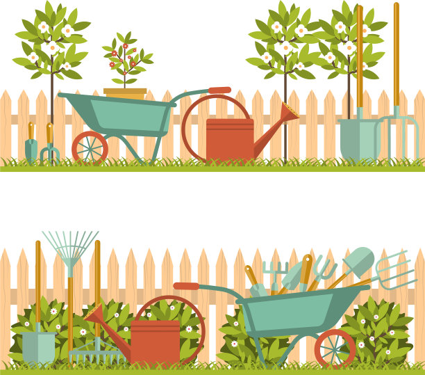 概念园艺园艺工具图片下载