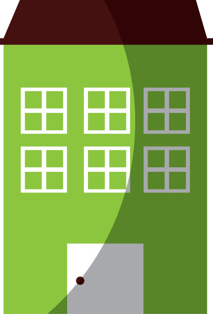 大型建筑孤立图标图片下载