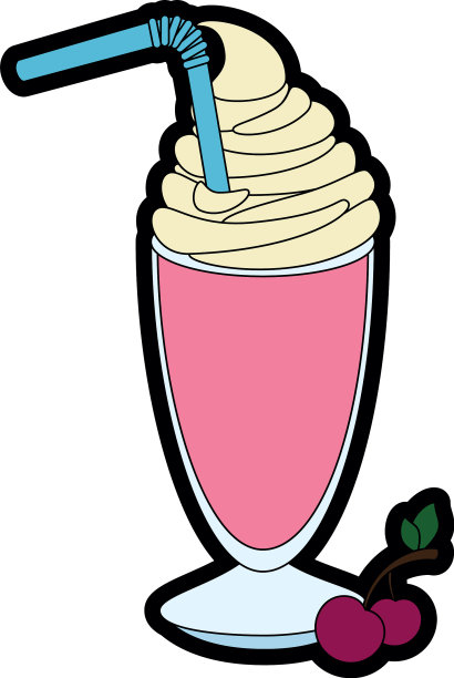 孤立的奶昔图片下载