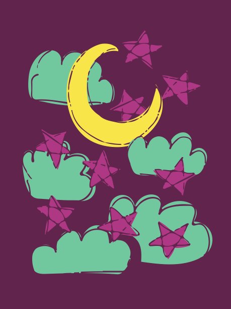 有趣的手绘卡片图片下载