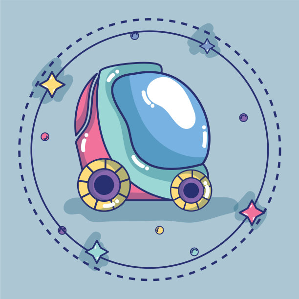 未来汽车与明星设计的背景图片下载