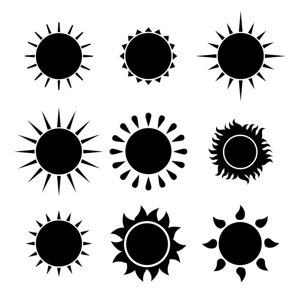 太阳图标合集图片下载