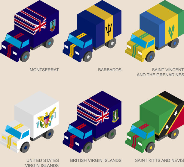 等距3d货车与图片下载