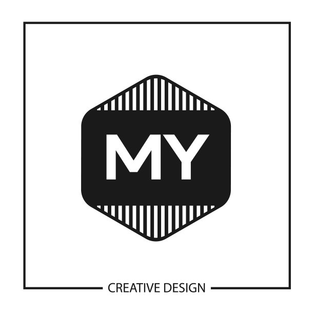 字母MY标志模板设计图片下载