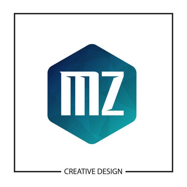 首字母mz标志模板设计图片下载