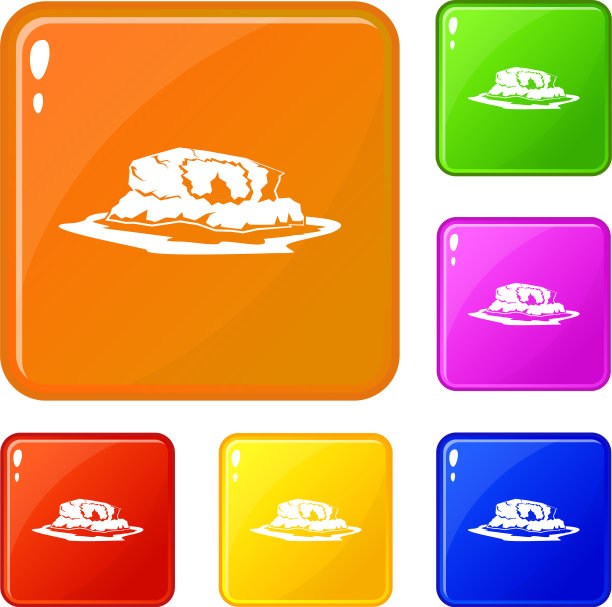 悬崖图标设置颜色图片下载