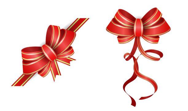 红色的蝴蝶结图片下载