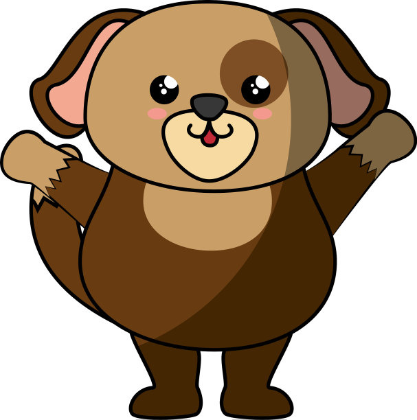 卡哇伊的动物图标图片下载