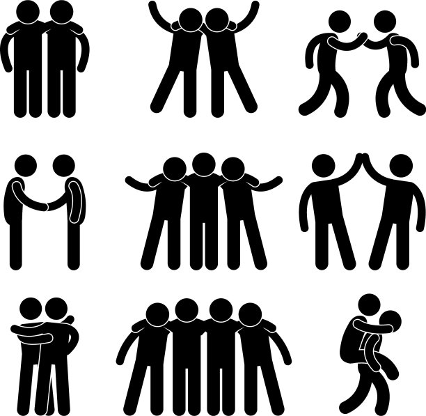 朋友，友谊，关系，团队合作图片下载