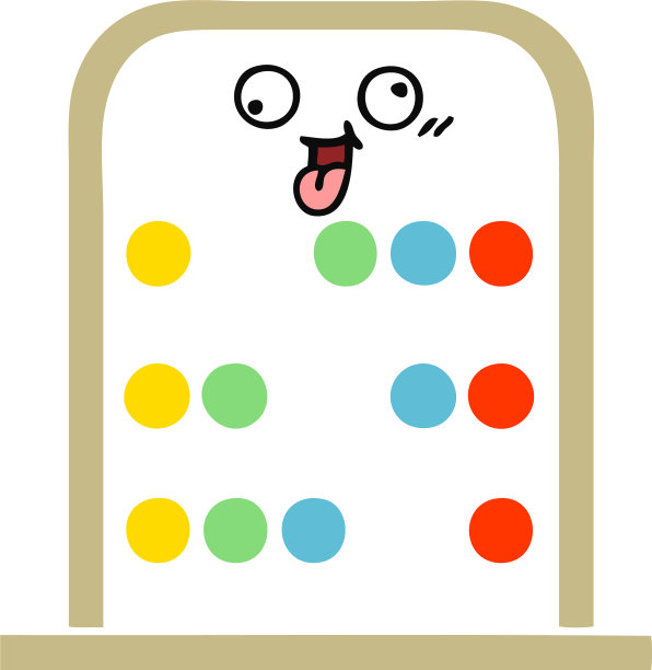 单色复古卡通算盘图片下载