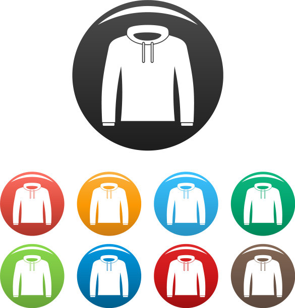 嘻哈帽衫图标设置颜色图片下载