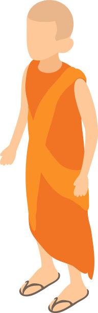 佛教图标等距风格图片下载