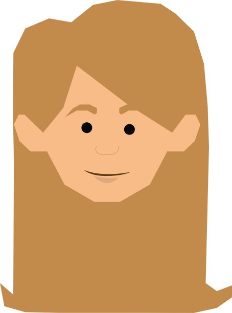 女性卡通偶像形象图片下载