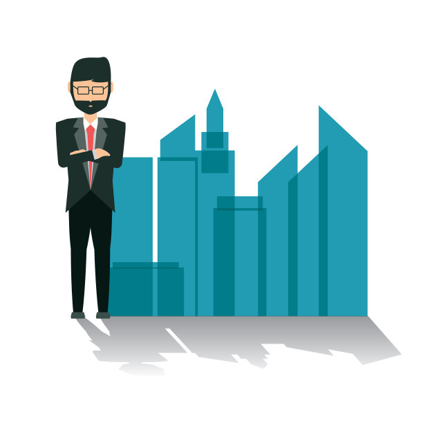 卡通商人设计理念图片下载