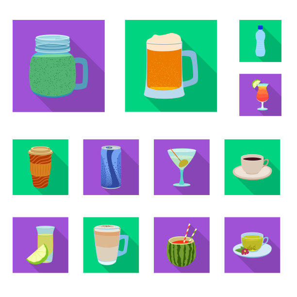 设计饮品及酒吧饮品标识套图片下载