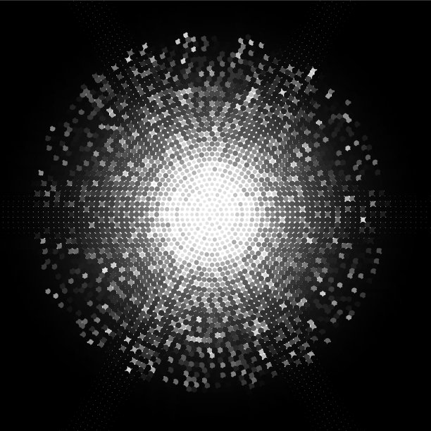 半色调曝光效果抽象光图片下载