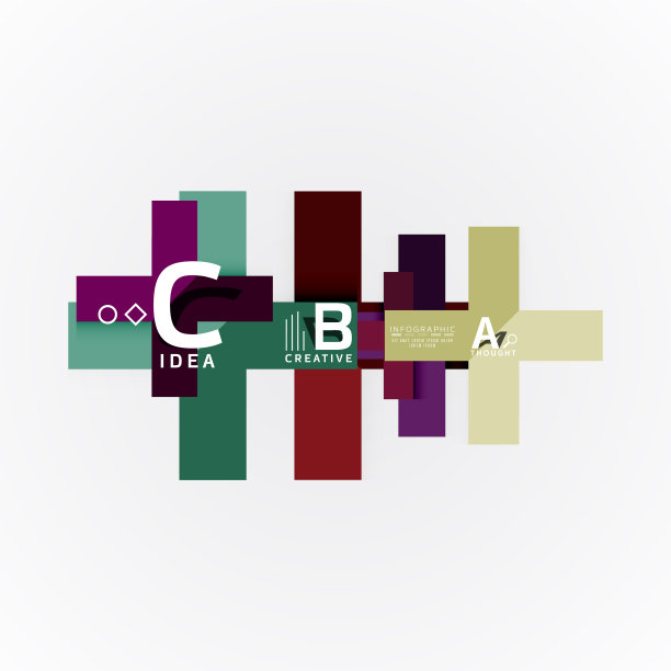 信息图表选项横幅纸样式图片下载