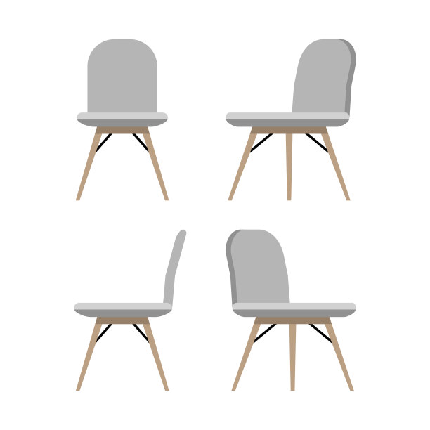 办公椅孤立在白色背景上图片下载