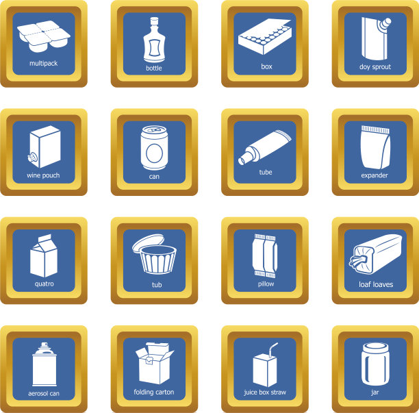 包类型图标设置为蓝色方块图片下载